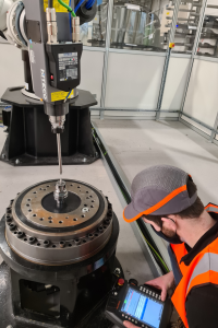 Accuracy, repeatability and safety in robotic machining