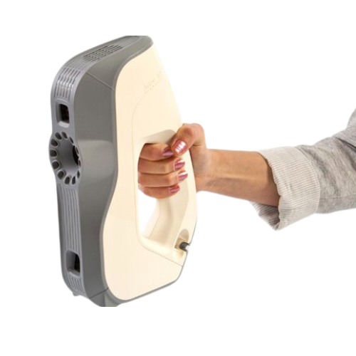 Engineer takes a postural scan of client