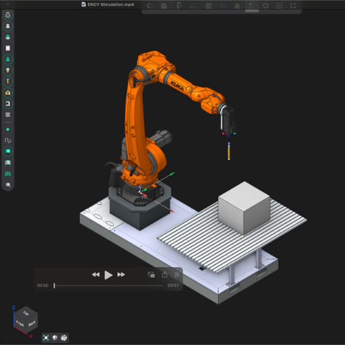 CAD data uploaded to software and toolpath is programmed